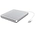 Produktbild Surenhap DVD Laufwerk, Externes Laufwerk USB einsaugbare tragbare Brenner Slot für Apple Macbook Pro, Macbook Air, iMac PC unter Mac OS und Windows XP/Vista/Win7/8/10/98 für Desktops Notebook