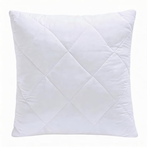 Makimoo Kopfkissen 2er Set, Kissen für Bett und Dekokissen, Polyester Innenkissen Füllkissen for Sofakissen Zierkissen (40 x 40 cm)