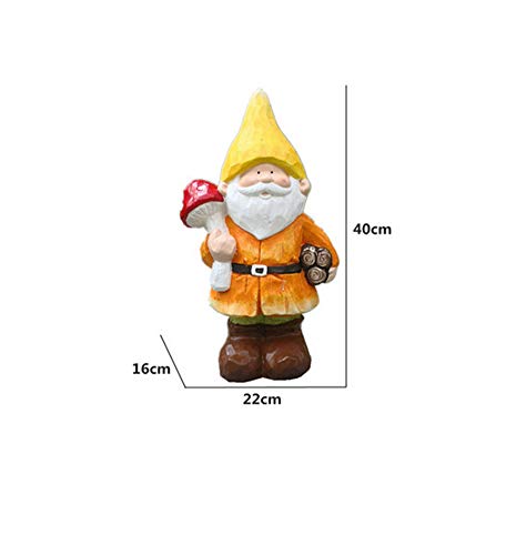 Statue d'elfe de Jardin en résine résistante pour décoration extérieure - 8