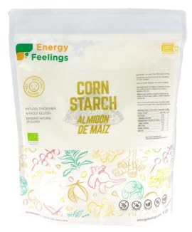 Almidón de Maíz, Vegano, Sin Gluten, Espesante Natural, 1 kg.