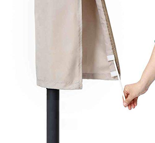 Garden Balsam Umbrella Cover for 6ft to 9ft Patio Umbrellas, Waterproof and Durable Market Umbrella Cover with Zipper and Rod
