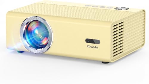 Short Throw Portable Smart Projector with WiFi and Bluetooth AZURE