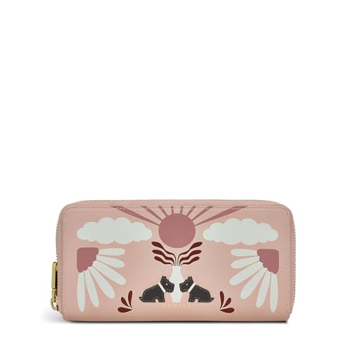 Image of RADLEY London Rising Sun Women's Leather Large Zip Around Wallet, PRAIRIE PINK