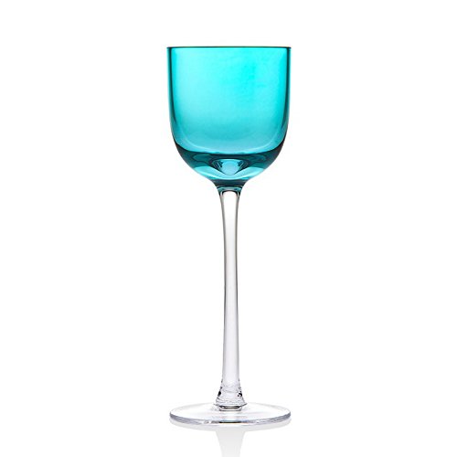 212 Main Rondo Sea Blue Liqueur Glass - Set of 4-2 oz