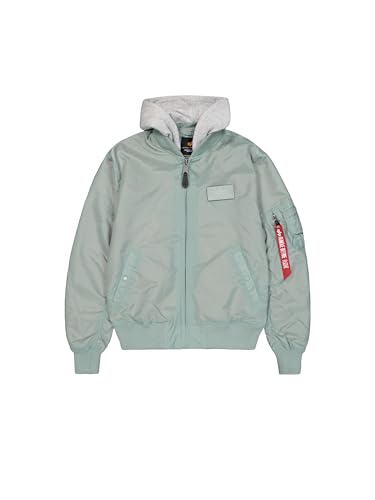 Blouson aviateur Alpha Industries Ma-1 veste bomber homme légère à capuche style militaire
