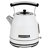 Rangemaster Classic Kettle with Quiet Boil Technology, 1.7L Capacity and 3kW of Power in Matt White, RMCLDK301WH