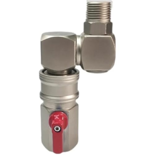 Connecteur rapide autobloquant SCRUBY pour tuyau de gaz avec interrupteur vert