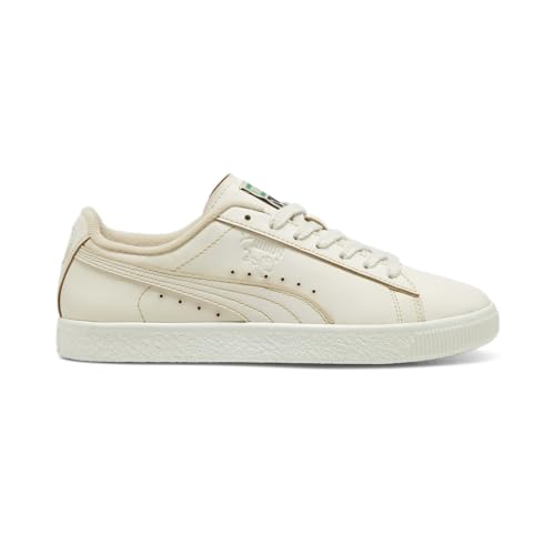 PUMA Mens Clyde Coffee Lace Up Sneakers Shoes Casual - Off White
