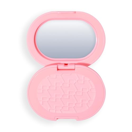 Bild: Revolution Powder Pops Instant Blur Setting Powder, Fixierpuder mit Airbrush-Effekt, inspiriert von K-Beauty, gl�ttet die Haut und verfeinert Poren, vegan, Rose, 5 g f�r 5,95 EUR (-34%) statt 9,00 EUR bei amazon.de