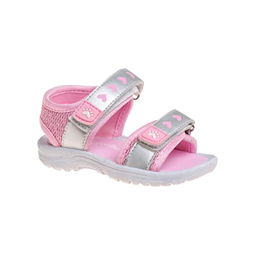 Image of Rugged Bear Girls Sport Active Summer Open Toe Sandals (Toddler)