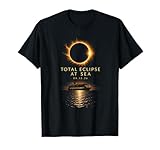 Total Solar Eclipse At Sea 08 12 26 Totality Eclipse Cruise T-Shirt