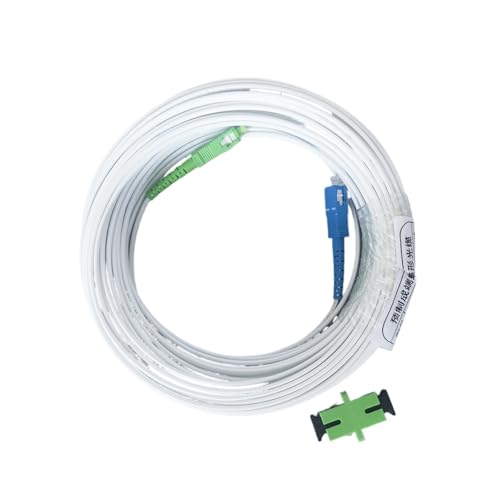 Câble fibre optique SC/UPC coudé 20 m évite la perte de signal Internet FTTH