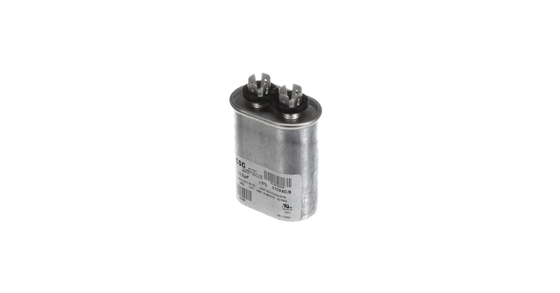 その他 kc York Single Run Capacitor, 7.5Mfd,370V,Flat: Amazon.com