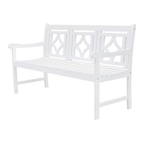 Buy Vifah Bellevue Outdoor Patio Diamond 5foot Bench Psilvam Garden
