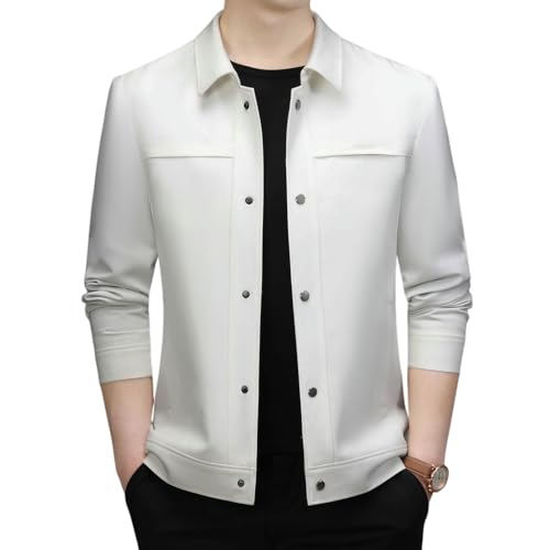 Veste de printemps à revers pour homme veste classique simple