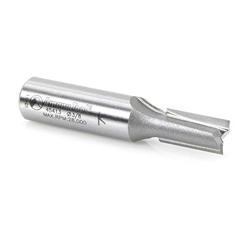 Image of Amana Tool - 45413 Carbide Tipped Straight Plunge High Production 3 /8 Dia x 3 /4 x 1 /2 inch