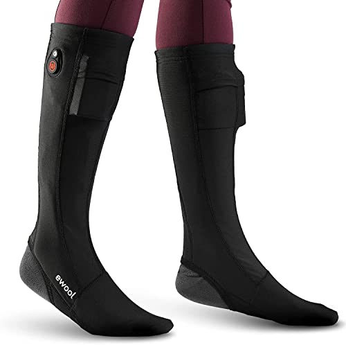 Unisex Heated Sock Covers, Made for Extreme Cold, Outdoor Activites, Ski, Winter Sports, Workers, Rechargeable Battery