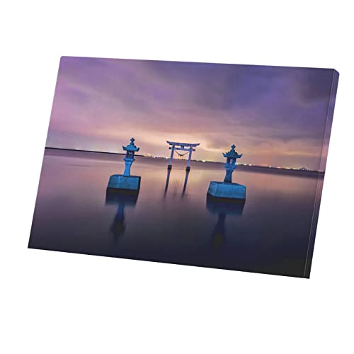 Poster torii d'Itsukushima pour créer un salon zen et design japonais