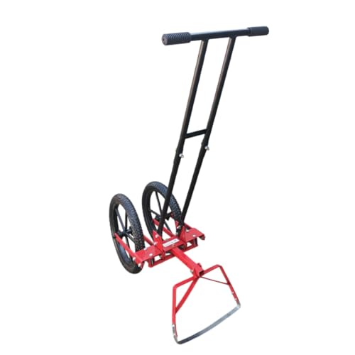 Image of Adjustable Double Wheel Weeder Cum Cultivator Machine | Manual Push Type Garden & Farm Tool for Weed Removal, Soil Loosening & Inter-Cultivation (HARROW-Weeder-12-Inch)