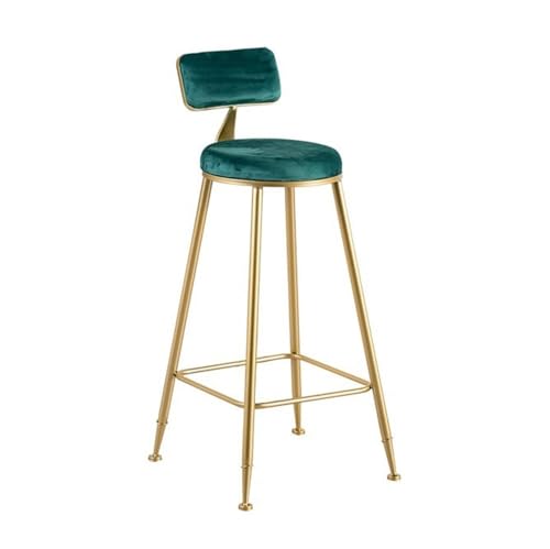 DFHS46JK Taburetes de Isla de Cocina Juego de 2 taburetes Bar Hierro Verde for Uso doméstico, Estilo Informal, for Restaurante, y sillas Altas para el Comedor