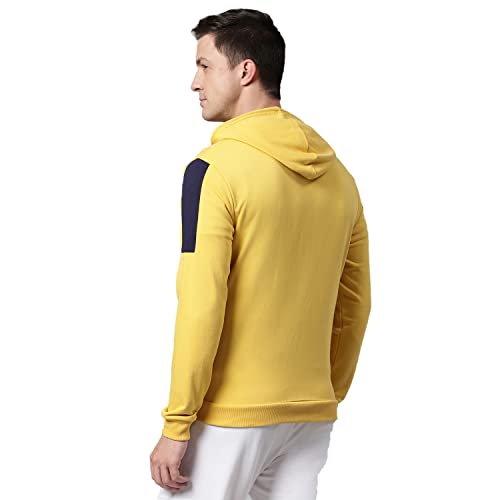 Image of HIGH Star Men's Fleece Colorblock Hooded Sweatshirt