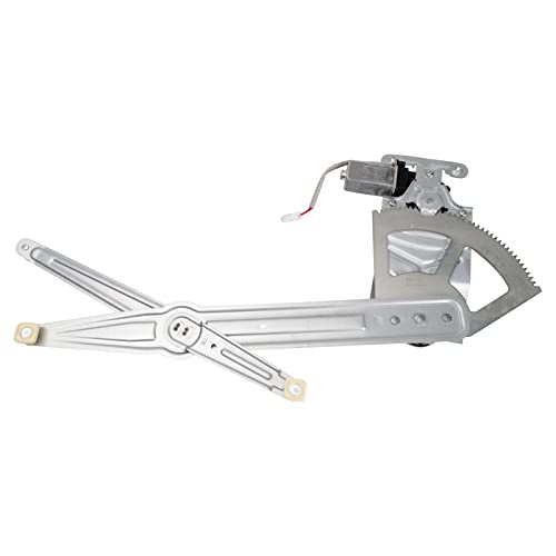 Image of TRQ Front Right Power Window Regulator & Motor Assembly Passenger Side Compatible with 1985-2005 Chevrolet Astro GMC Safari GM1351118 GM1351150