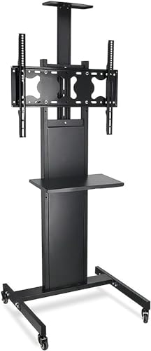 Soporte móvil para TV giratorio para pantallas 32-75 pulg. miniatura 6