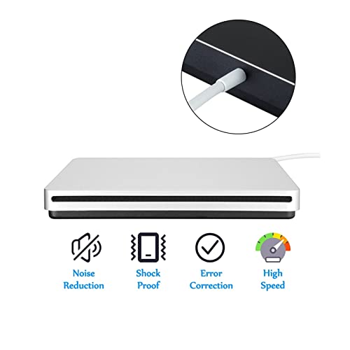 Lector DVD Externo USB 3.0/Tipo C Slot-in Slim miniatura 7
