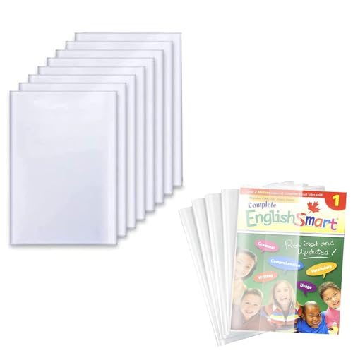 Copertine per quaderni A4 trasparenti,Copertine per quaderno in plastica A4,Copertine Per Quaderno,Copertine Libri Scolastici,Copertina Del Libro Trasparente,Copertine Trasparenti Per Quaderni,8 PCS