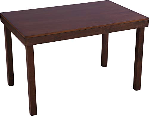 Image of Hometown Hopton Solid Wood Four Seater Dining Table in Brown Color By Hometown