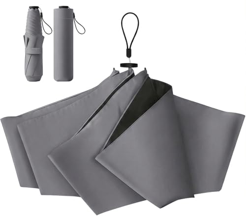 【145g超軽量 & 直径90cm】日傘 折りたたみ傘 100%完全遮光 紫外線遮断 UPF50+ 晴雨兼用傘 折り畳み 遮熱効果 涼しい 21cmコンパクト スリム 丈夫な6本骨 撥水 耐風 梅雨対策 通勤 通学 ギフト