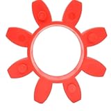 GR24 Coupler Damper Buffer, OD 55mm Coupler Damper Buffer, Rubber Solid Coupling Cushion Buffer for Steel Industry 1pc