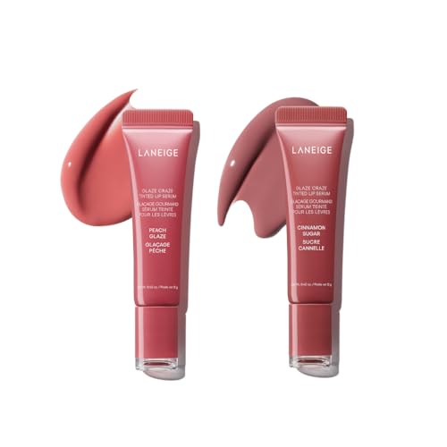 Image of LANEIGE Glaze Craze Tinted Lip Serum: Hydrating, Lip Barrier-Boosting, Softening Lip Serum Treatment for Glossy & Buildable Shine, Nourished Lips with Plumping Polypeptides | Korean Skin Care