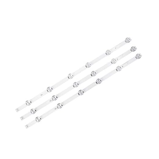 JIACUO 3 delar/set universal bakgrundsbelysning remsa 6 lampor ljusstång för Lg 32 tums TV 32LB5800-UG 32LB5610 32LB570B 32LB5600-UH 32LF550A