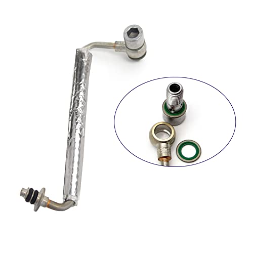 Turbocharger Oil Line/Turbo Oil Feed Tube for Chevrolet Cruze Sonic Trax & Buick Encore 1.4T, 55592600 25198546