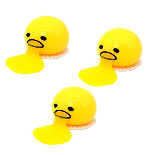 3 Pack The Original Puking Ball - PukingBall Erbrechen Eigelb, Relief Stress Schreibtisch Spielzeug Geschenke für jeden Freund Cover
