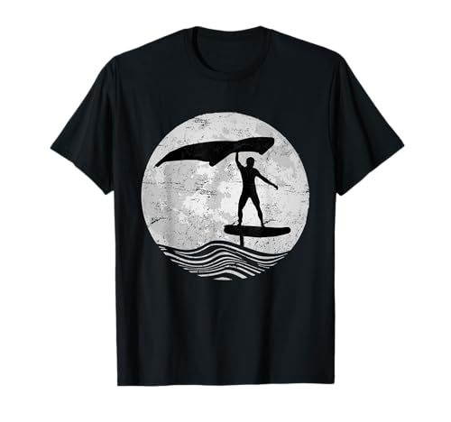 Wing Foil Full Luna Surfer Wing Surf Regalo Foiler Maglietta