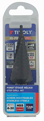 TIVOLY 11448720420 Drill Bit Hsse5 Tialn Tapered Tialn Tagged Spiral Studs, Shank 8 mm, diameter 4-20mm - Image 3