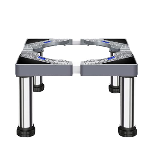 Base para frigorífico, altura 27-30 cm, base ajustable para lavavajillas, congelador, armario de cocina y electrodomésticos estáticos, color blanco (ajustable 40-60 cm)