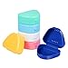 Healifty 6PCS Retainer Case with Vent Holes Mouth Guard Case Orthodontic Dental Retainer Box Denture Storage Container
