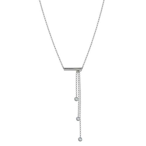 Collier Argent 925 Rhodié trois rangs pour sublimer vos tenues d'été