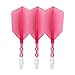CUESOUL ROST T19 Integrated Dart Shaft and Flight Slim Shape Rose Red 28mm