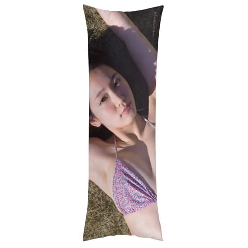 吉岡里帆287 抱き枕カバー クッションカバー インテリア グズ い背当て飾り 座布団 置物 抱きまくら 20"x54"