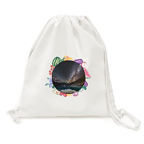 Sac en tissu pliable observer étoiles et galaxie pour flâner au marché