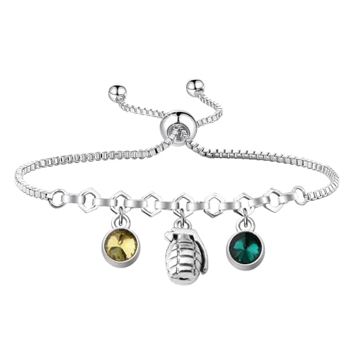 Image of Anime Manga Series Beads Bracelet Baku Grenades Charm Brooch Pin Anime Merchandise Gift for Fans