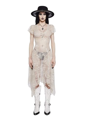 Amazon.com: Dolls Kill Dearly Departed Lace Dress by Widow Vintage Lace Dress with Corset Back & Handkerchief Hem, Off White - X-Small: Clothing, Shoes & Jewelry Amazon.com: Dolls Kill Dearly Departed Lace Dress by Widow Vintage Lace Dress with Corset Back & Handkerchief Hem, Off White - X-Small: Clothing, Shoes & Jewelry