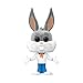 Funko & Tee: WB100 - Bugs Bunny Fred Bunny As Fred - M - Warner Bros/Looney Tunes - T-Shirt - Clothes with Collectable Vinyl Figure - Gift Idea - Toys and Short Sleeve Top for Adults Unisex Men