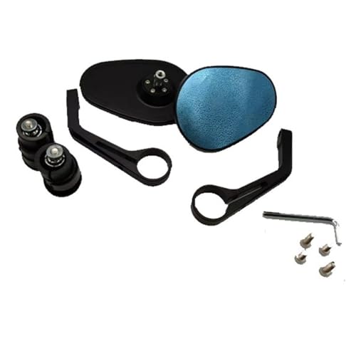 Rétroviseurs universels moto 22mm avec grand angle pour une visibilité optimale sur route