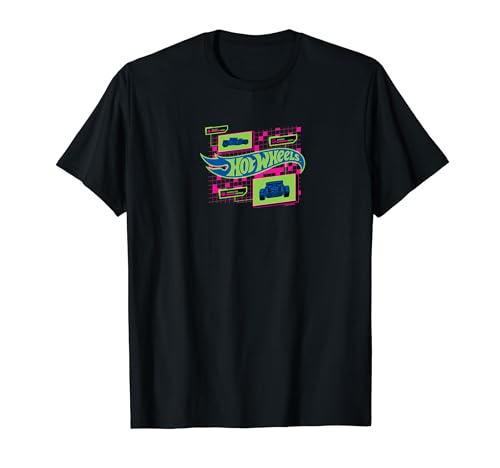 Hot Wheels - Bonecrusher Car Gamer Grid Flaming Logo Camiseta