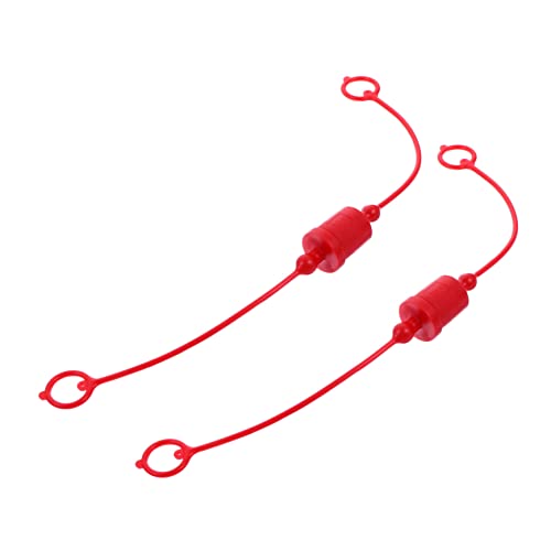 ERINGOGO 2Sets Quick Hydraulic Coupling Caps of Covers for Quick Connectors Lightweight Portable Couplings Dirt Damage Extends Product Life